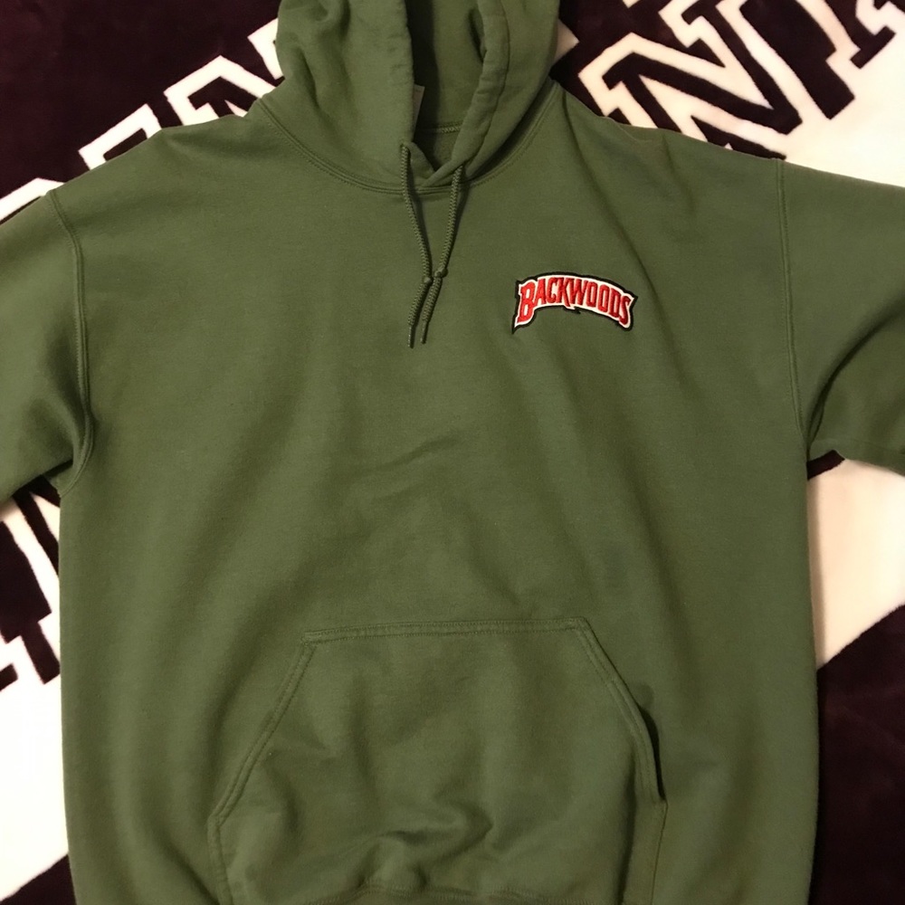 Backwoods Olive Green Hoodie